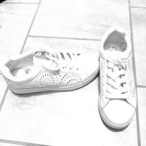 Sam and Libby white sneakers